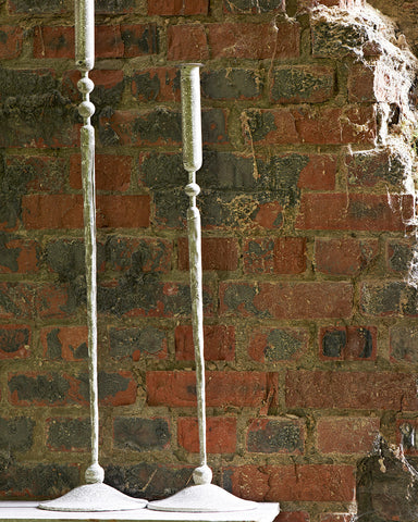 Antiqued Metal Candleholder