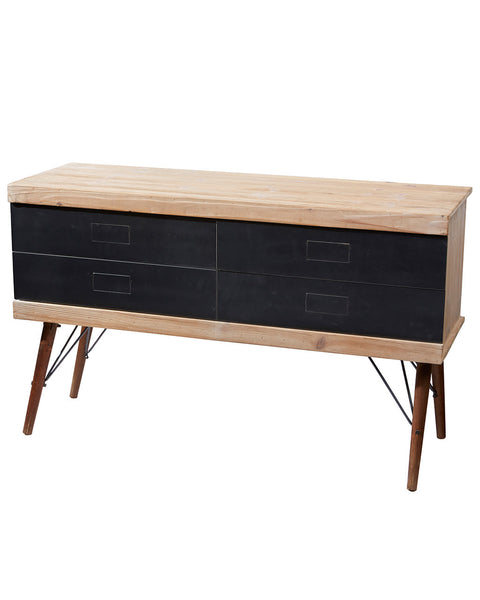 kleen-four-drawer-metal-front-sideboard