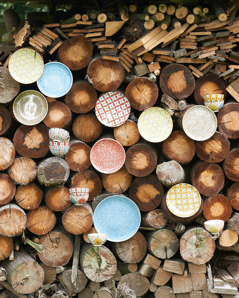 makoniko-geometric-pattern-dessert-plate