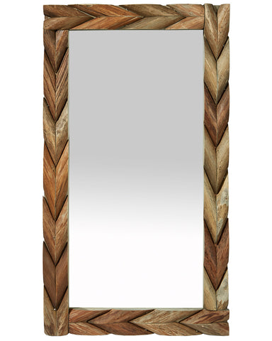 Chalet Chunky Wood Mirror