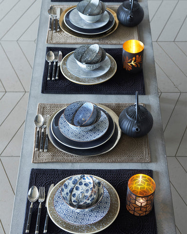 Saigon Blue Kimono Porcelain Bowl