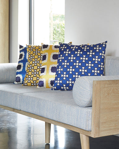 Joan Ikat Print Cushion