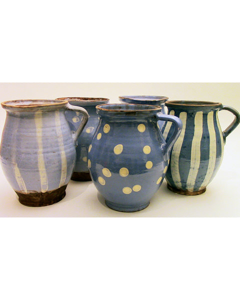 rustic-blue-striped-terracotta-pot