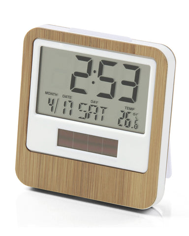 Safe Bamboo Travel Clock