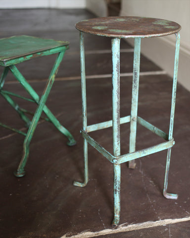 Piro Round Metal Stool