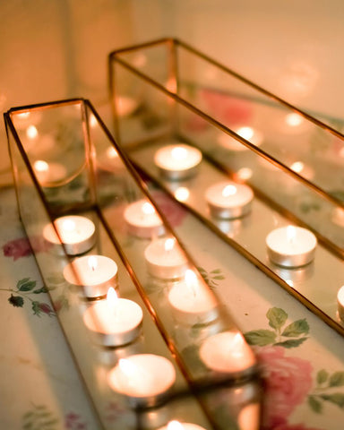 Bequai Glass Tea Light Box