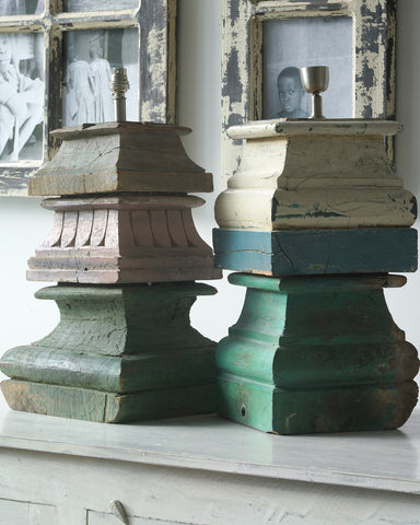 Reclaimed Pillar Table Lamp